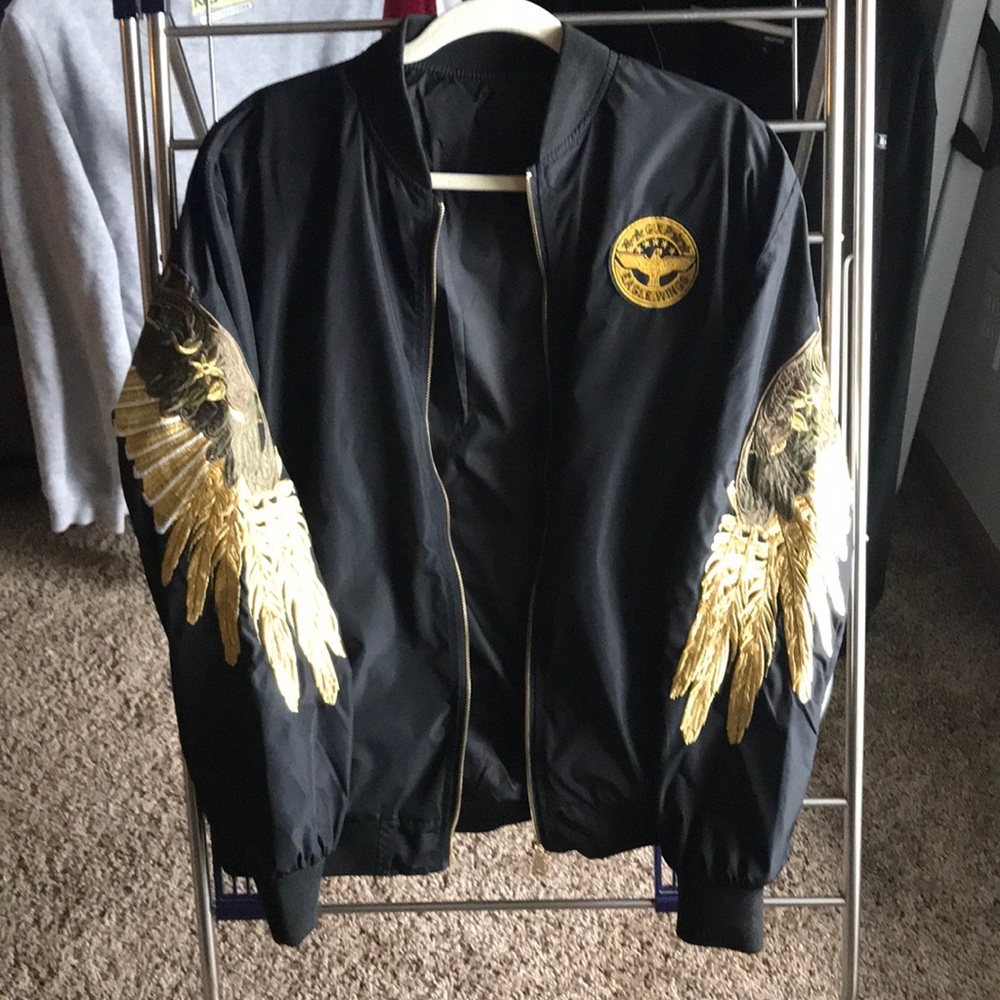 Golden wings coat